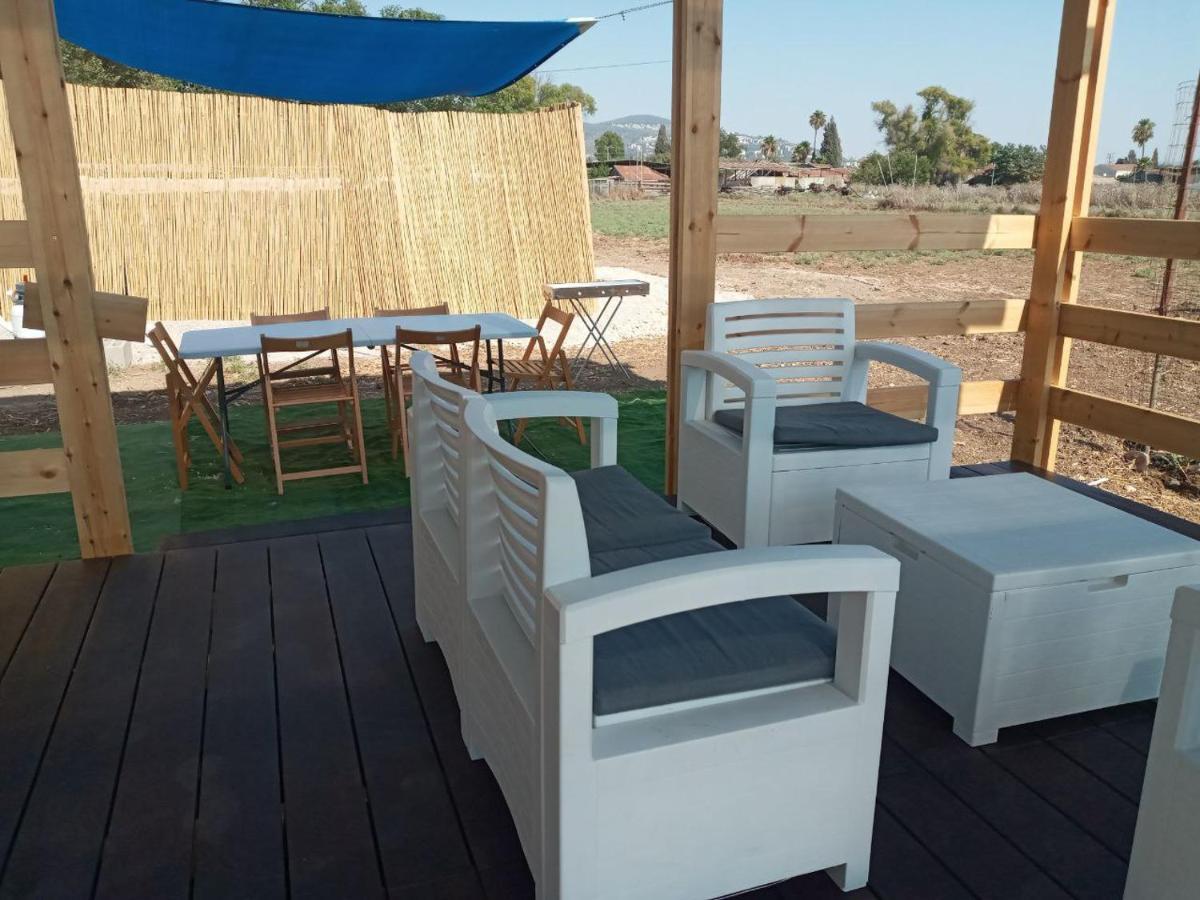 אצל דוד בכפר Apartment Kfar Gidon Ngoại thất bức ảnh